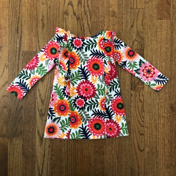 Crown & Ivy Flower Print Dress Size 2T - Picture 3 of 3
